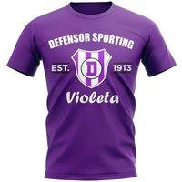 Aston Villa FC Men's Mens Defensor Sporting Established Football T-Shirt Purple | Size: XL