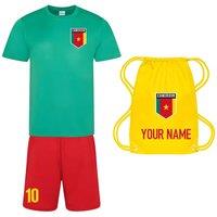 Cameroon Men's Mens Training Kit Package in Green | Size: Small