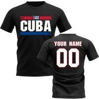 Cuba Men's Mens Fan Football T-Shirt black | Size: 2XL