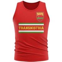 Newcastle United FC Men's Personalised Transnistria Core Football Country Sleeveless Tee Red | Size: Small