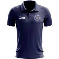 Newcastle United FC Men's Mens Pitcairn Islands Football Polo Shirt Navy | Size: Small
