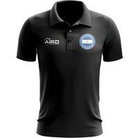Nicaragua Men's Mens Football Polo Shirt in Black | Size: Medium