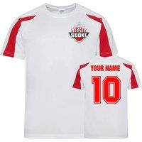 Stoke City FC Men's Mens Your Name City Sports Training Jersey White | Size: Large