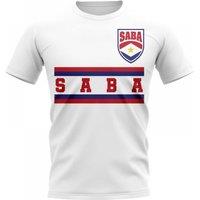 Cook Islands Men's Mens Saba Core Football Country T-Shirt White | Size: Large