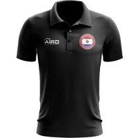 Newcastle United FC Men's Personalised Football Polo Shirt Black | Size: Medium