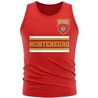 Montenegro Men's Mens Core Football Country Sleeveless Tee in Red | Size: Medium