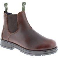 Frank James Women's Suffolk Leather Chelsea Dealer Boots in Walnut | Size: 4