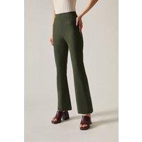James Lakeland Women's Khaki Bootleg Trousers | Size: 12
