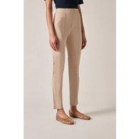 James Lakeland Women's Cigarette Trousers Beige | Size: 10