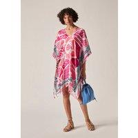 James Lakeland Women's Pink Petal Mosaic Kaftan