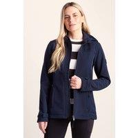 TOG24 Women's 'Keld' Shower Resistant Hooded Softshell Jacket in Navy | Size: 22