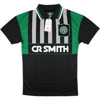 Celtic FC Men's Mens 1994 1996 Away Shirt in Black | Size: Large