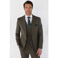 Paul Andrew Men's Kurt - 3 Piece Tailored Fit Suit in Green | Size: 42R