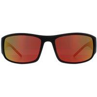 Bolle Men's Wrap Matte Black Volt+ Ruby Polarized King