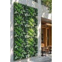 Living and Home 1PCS Green Artificial Plant Living Wall Panel for Decor