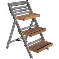 Rowlinsons Alderley Plant Ladder Small - L80.5 x W65 x H50 cm