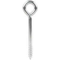 Unifix Vine Eyes To Screw Bzp - 12G x 75Mm - Box of 100 in Silver