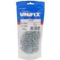 Unifix Galv Staples 40 x 4.00mm - Box of 5 in Silver