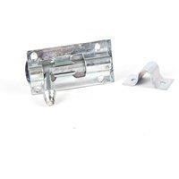 Unifix 923A Tower Bolt BZP - 76mm / 3" - Box of 10 in Silver