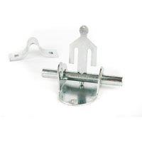 Unifix 4A Oval Padbolt BZP - 102 x 13mm - Box of 10 in Silver