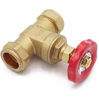 McAlpine VGM Brass Gate Valve 22mm in Gold