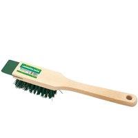 BARGAINS-GALORE 2 X Wooden Lawnmower Cleaning Brush Scraper Garden Outdoor Multi Use