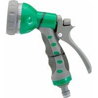 BARGAINS-GALORE 7 Dial Spray Gun For Garden Hosepipes Outdoor Hose Pipe Attachment DIY in Green