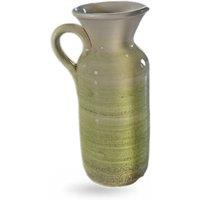 Verano Spanish Ceramics Pastel Beach Kitchen Dining Rustic Bottle 0.5L (H) 18cm in Green