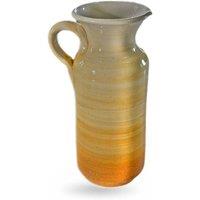 Verano Spanish Ceramics Pastel Beach Kitchen Dining Rustic Bottle 0.5L (H) 18cm in Orange