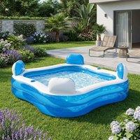 Garden Greatness Summertime Fun 4 Seater Mini Pool in Blue