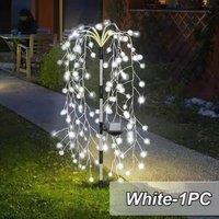 Obasyhig Style 1 Solar-Powered Firework Lights in White