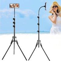 Ventryn 170cm Flexible Phone Tripod Gooseneck Heavy Duty Stand in Black