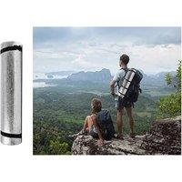 Nordara Roll-Up Camping Mat - Waterproof EVA Foam Insulated Pad in Silver