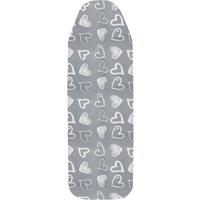 Nordara 122x38cm Grey Elasticated Ironing Cover | Size: 122x38 cm