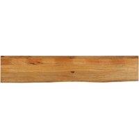 Berkfield Home Table Top Live Edge 160x40x2.5 cm Solid Wood Mango in Brown