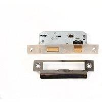 Unifix 3 Lever Mortice Sash Lock 50mm NP/EB - Box of 5 in Silver
