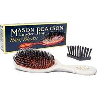 Mason Pearson Medium Bristle & Nylon Junior Hair Brush White