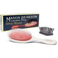 Mason Pearson Handy Nylon Bristle Hair Brush White