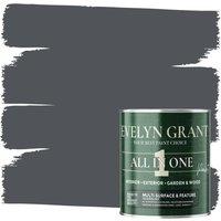 EVELYN GRANT All-In-One Multi Surface Indoor & Outdoor Paint - 5L - Matt in Anthracite Grey