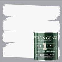 EVELYN GRANT All-In-One Multi Surface Indoor & Outdoor Paint - 5L - Matt in Brilliant White