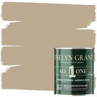 EVELYN GRANT All-In-One Multi Surface Indoor & Outdoor Paint - 5L - Matt in Beige Stone