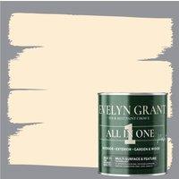 EVELYN GRANT All-In-One Multi Surface Indoor & Outdoor Paint - 5L - Matt in Londons Magnolia