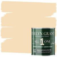 EVELYN GRANT All-In-One Multi Surface Indoor & Outdoor Paint - 5L - Matt in Beige Linen