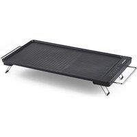 Morphy Richards Tabletop Electric teppanyaki Griddle BBQ Hot Plate 52 x 28CM in Black | Size: Small