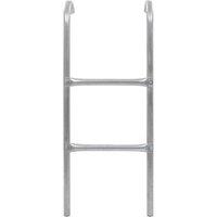 Berkfield Home 2-Step Trampoline Ladder Steel Silver 72 cm