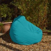 rucomfy Beanbags rucomfy Indoor Or Outdoor Adults Water Resistant - Beanbag Chair in Turquoise | Size: Large