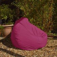 rucomfy Beanbags rucomfy Indoor Or Outdoor Adults Water Resistant - Beanbag Chair in Cerise | Size: Large