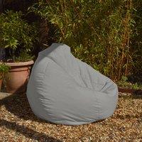 rucomfy Beanbags rucomfy Indoor Or Outdoor Adults Water Resistant - Beanbag Chair in Light Grey | Size: Large