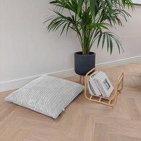 rucomfy Beanbags rucomfy Jumbo Cord Bean Bag Floor Cushion - Indoor Versatile Seat in Light Grey
