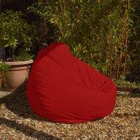 rucomfy Beanbags rucomfy Indoor Or Outdoor Adults Water Resistant - Beanbag Chair in Red | Size: Large